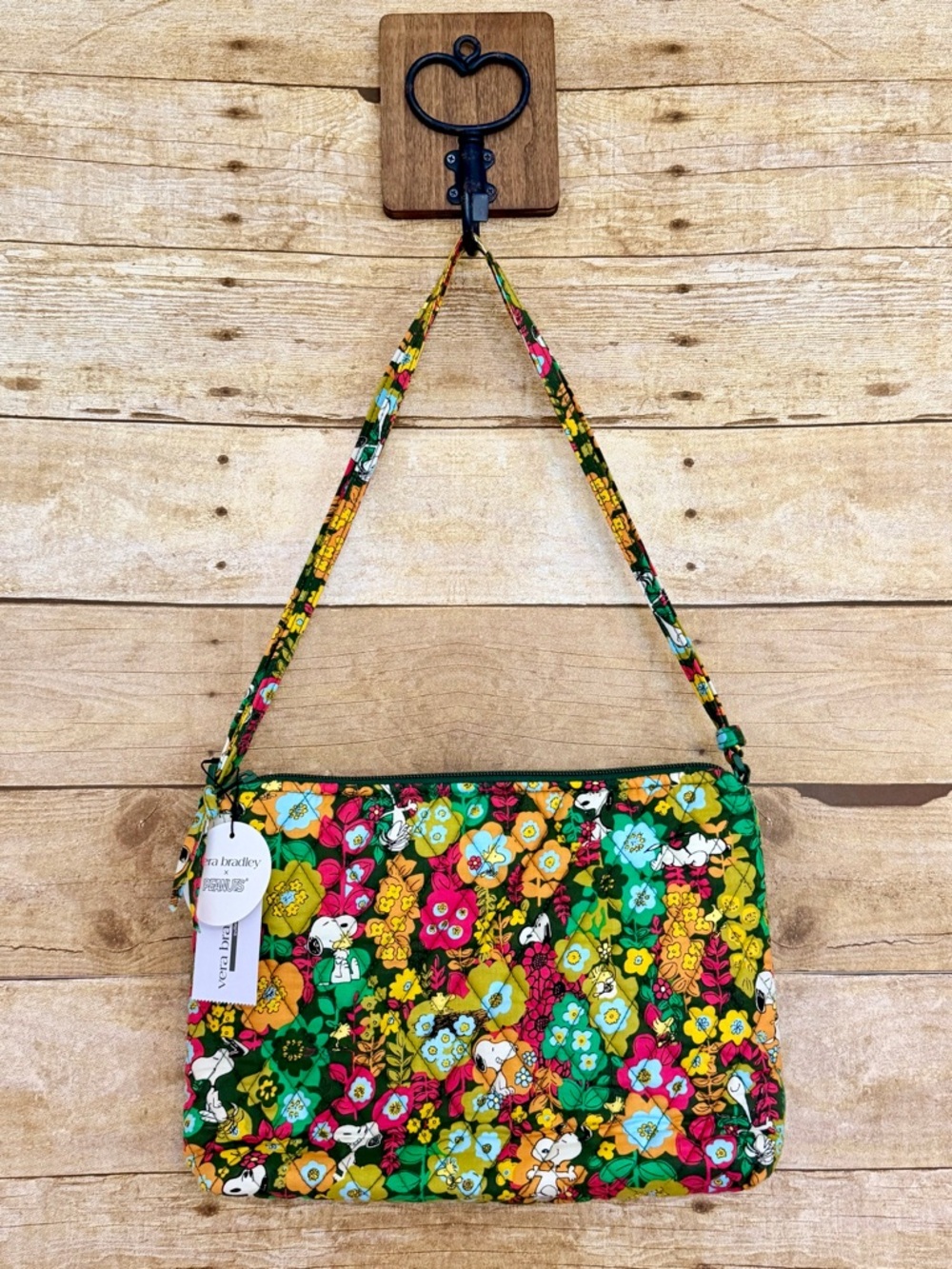 Vera Bradley x Peanuts Large Hipster - Peanuts Garden NWT - Picture 3 of 10